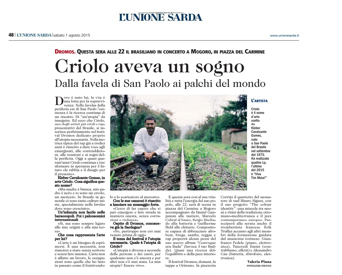 Rassegna stampa 01.08.2015
