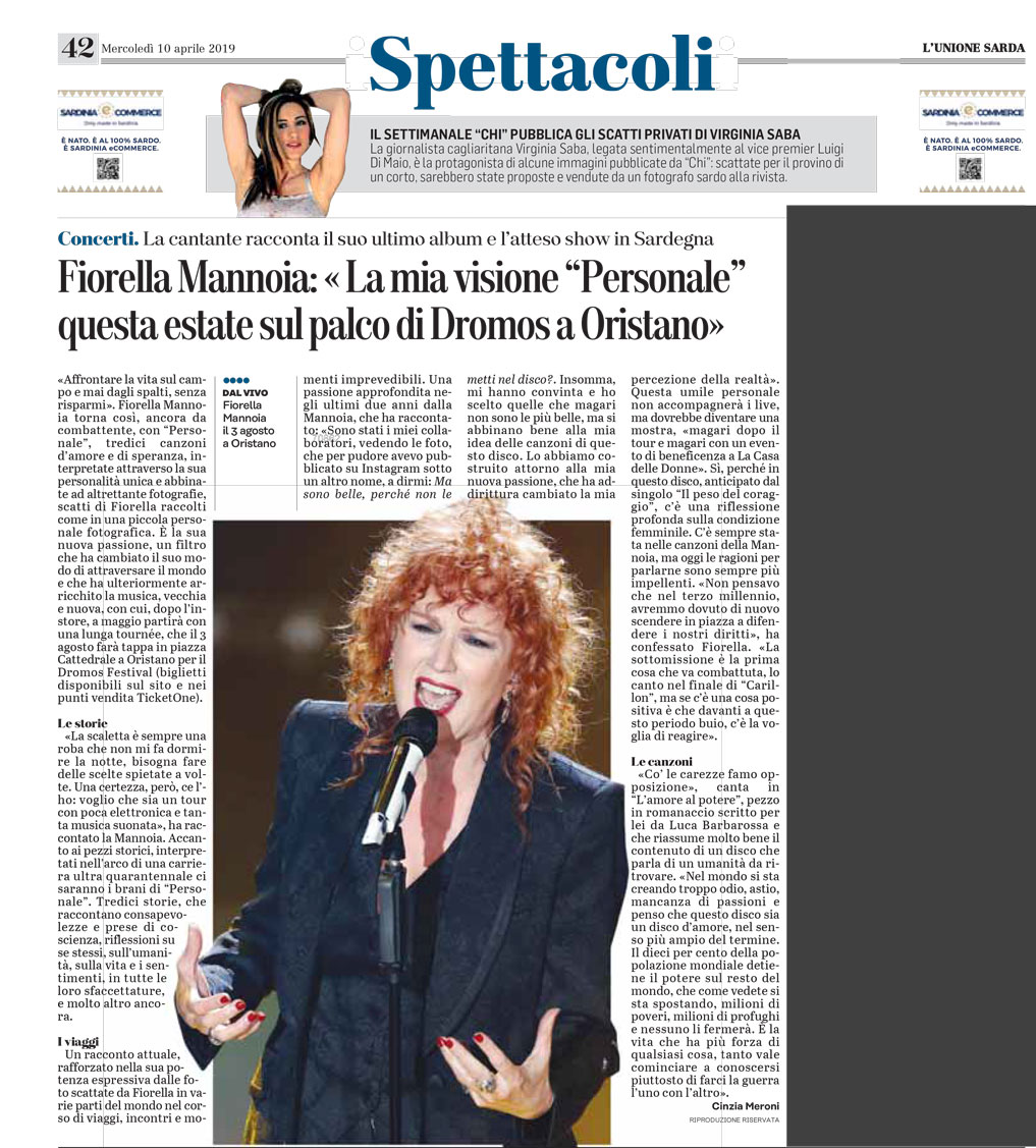 Rassegna stampa 10.04.2019