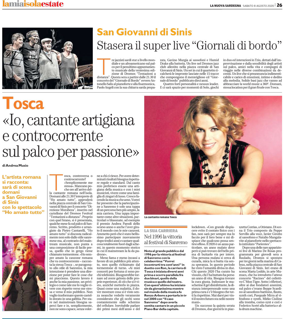 Rassegna stampa 08.08.2020